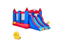 Sunny & Fun Inflatable Bouncy Castle with Dual Slide