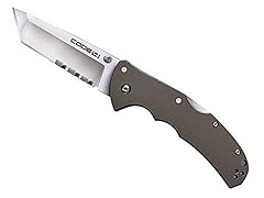 Code-4 Tanto Point Half Serrated Edge