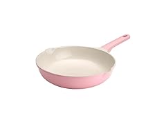 Paris Hilton Ceramic Cast Aluminum Nonstick Fry Pan 11-Inch, Pink