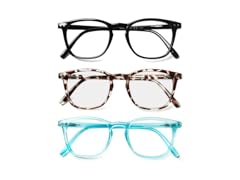 6 PK Spring Hinge Reading Glasses