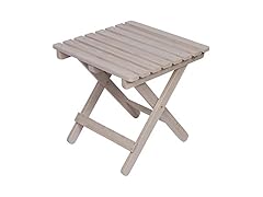 Shine Company 4119 Square Wooden Folding Side Table