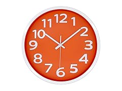 AROMUSTIME 12 Inch Modern Wall Clock 