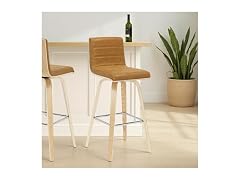 Armen Living Vienna Bar Height Bar Stool, Set of 3