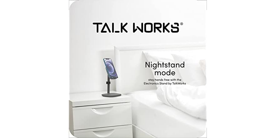 TALK WORKS Cell Phone Stand for Desk