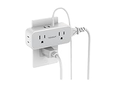 TESSAN Outlet Splitter (4 Outlets, 2 USB-A, 1 USB-C)