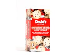 Chocolate Chunk Shortbread Cookies, 4pk