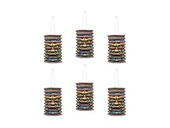 Beistle Tiki Paper Lanterns Piece