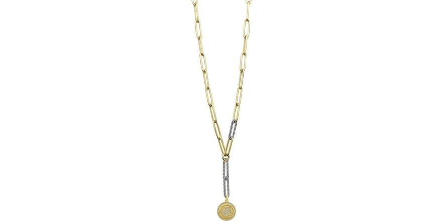 Collier Chaîne Vince Camuto Or Et Ivoire – Bijou Neuf Avec étiquettes, Style élégant