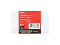 Mead Lined Index Cards, Note Cards