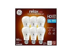 GE Relax High Definition LED Light Bulb 6 Pack
