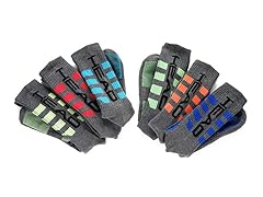 Crew-Cut Socks, 12 Pairs (3 Colors)