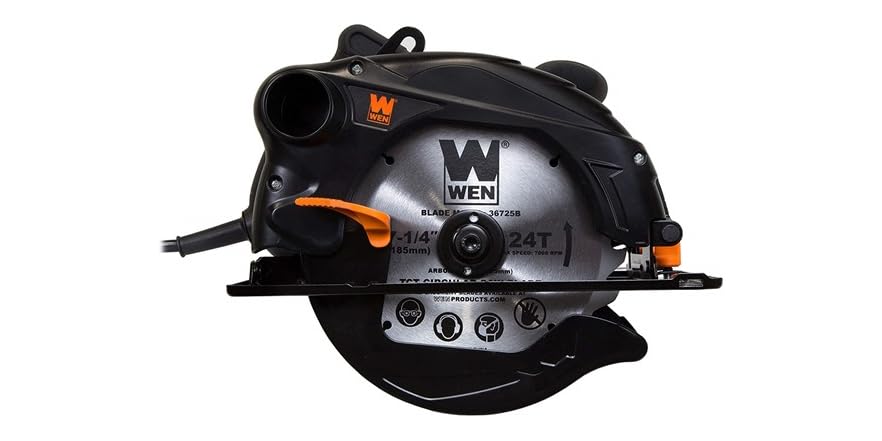 WEN 12-Amp 7-1/4" Sidewinder Circular Saw
