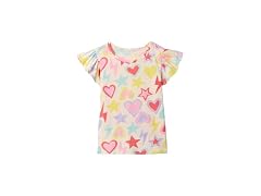 GAP Girls (6-12 MOS) Short Sleeve Top Ivory Frost