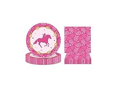 Cowgirl Dessert Plates and Napkins