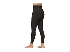 Sunzel Womens Leggings 25in L Brown W/pockets