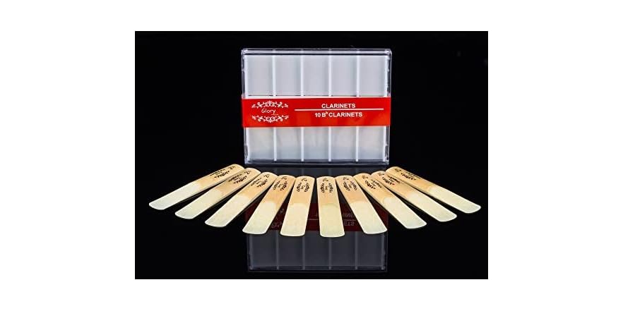 (10 Count) Glory Reeds Clarinet Reed Size #2
