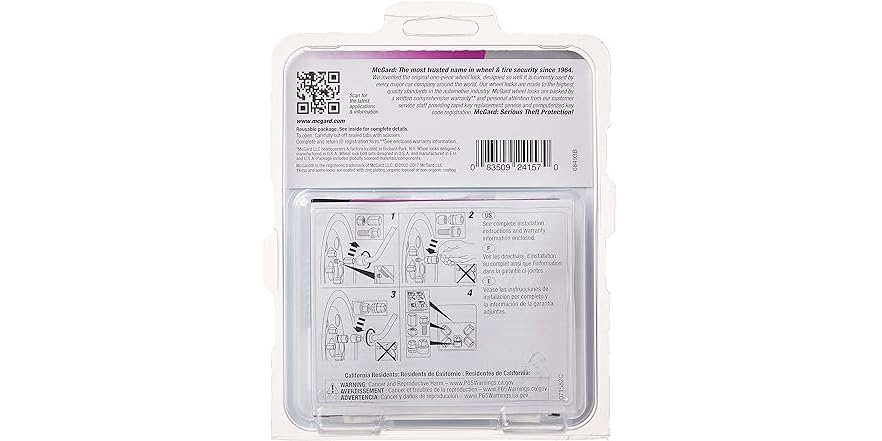 Kit De Boulons De Protection Pour Jantes McGard - Chrome, Pour Mercedes (plusieurs Modèles)