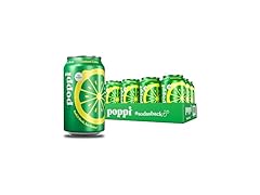 Poppi Lemon Lime Prebiotic Soda, 12pk