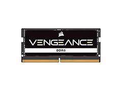 CORSAIR Vengeance SODIMM DDR5 RAM 32GB (1x32GB) Up to 5600MHz CL48 Intel XMP 3.0 Desktop Computer Memory - Black (CMSX32GX5M1A5600C48) (Open Box)