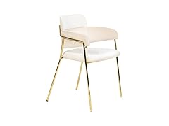 LeisureMod Axis Gold Dining Chair