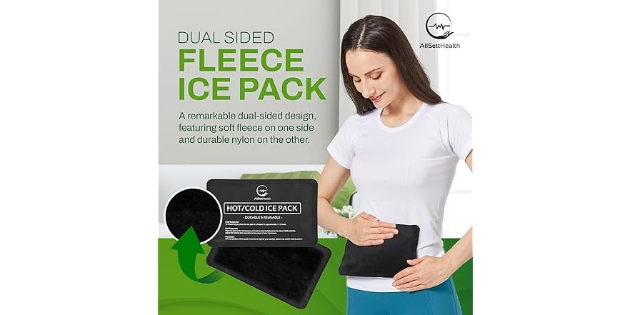 Ice For Injury (2 Pack) Reusable Ice Packs for Injuries