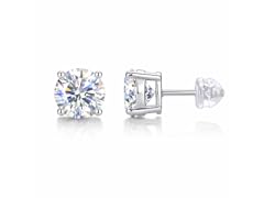Moissanite Stud Earrings