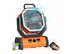 AVVCRMYIUY GAR-44 Table Fan with Light 20000mAh