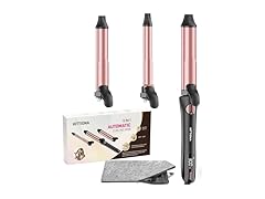 HITTIONA Rotating Curling Iron - 3 in1 Automatic Curling Iron