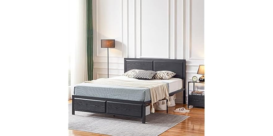 VECELO VECELO Queen Size Platform Bed Frame w