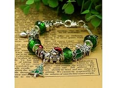 Murano Christmas Charm Bracelet