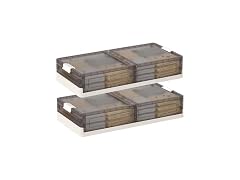 GAOMON 2-Pack Under Bed Storage Bins