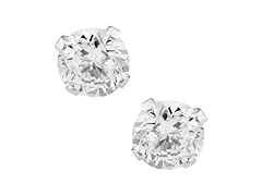 4.5 mm Cubic Zirconia Stud Earrings