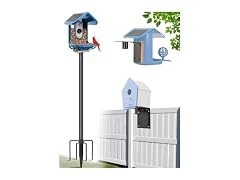 XDW-GIFTS 76in Metal Bird Feeder Pole