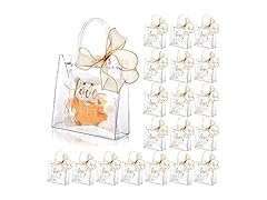 50 Packs Wedding Clear Gift Bags