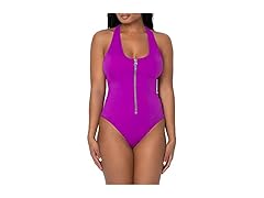 Smart & Sexy Violet Swimsuit (XXL)