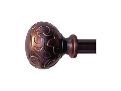 Decopolitan Sorrento Curtain Rod 48-86in