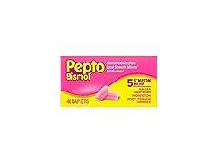 Pepto-Bismol Caplets, 40 Count (Pack of 1)