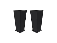 Toriexon Metal Outdoor Planters Set of 2