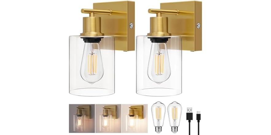Brightever 2-Pack Wall Sconce