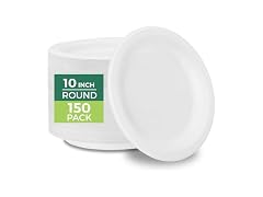 Freshware Paper Plates - Disposable 10" Plate