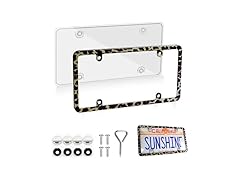 Car captain 1pcs License Plate Protector Unbreakab