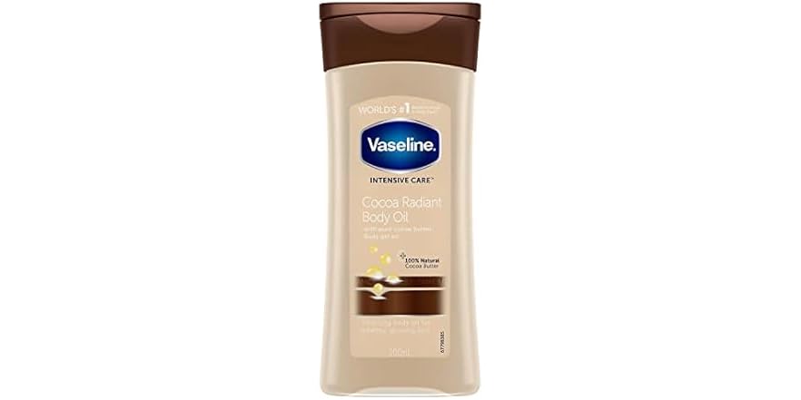 $0.75 | 6.8-Oz Vaseline Intensive Care Cocoa Butter Vitalizing Gel Body Oil at Woot!