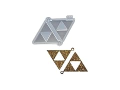 Shiny Glossy Triangle Earring Resin Mold Silicone 