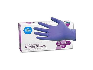 $6.99, Was $11.77, 40% Off! MedPride Nitrile Exam Gloves, Powder-Free dealfomo