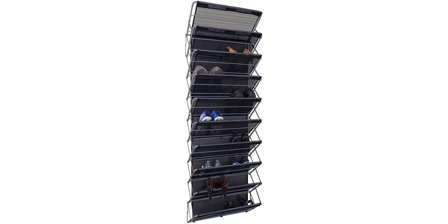 OvertheDoor 10 Tier Shoe Rack