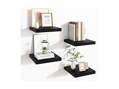 Square floating shelves
