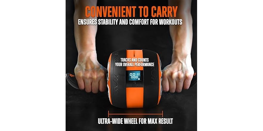 Squatz Digital Ab Roller Wheel - Ultra W
