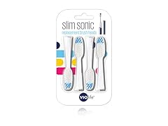 Slim Sonic Replacement Heads - White