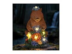 Solar Capybara Garden Statue