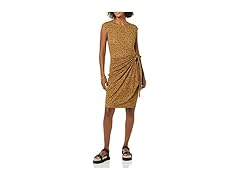 Amazon Essentials Womens Cap Sleeve Faux Wrap Dress